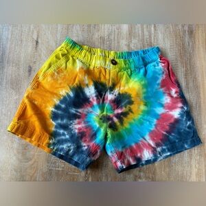 Tie dye chubbies men’s shorts